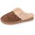 Chaussons mules ultra confortables, bordure en fausse fourrure Léopard 1 - vertbaudet enfant 