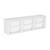 Meuble de rangement pour enfant, 6 bacs en plastique Blanc+Naturel 2 - vertbaudet enfant 