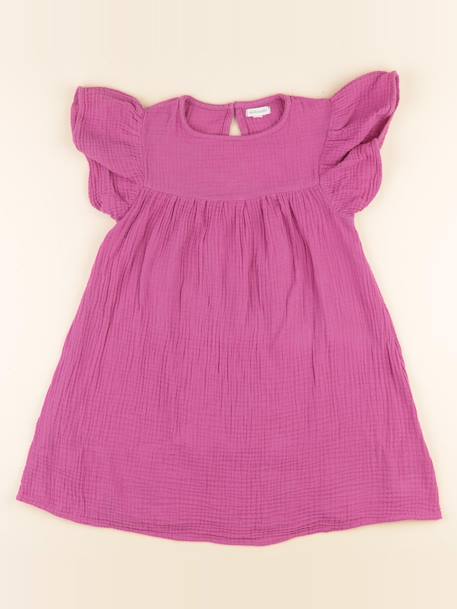 Robe - 7 ans Violet 1 - vertbaudet enfant 