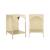 Table de chevet, table d'appoint industrielle métal (lot de 2) soho Beige+Bleu+Bleu gris+Kaki+Noir+Rose+Terracotta+Vert clair 2 - vertbaudet enfant 