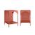 Table de chevet, table d'appoint industrielle métal (lot de 2) soho Beige+Bleu+Bleu gris+Kaki+Noir+Rose+Terracotta+Vert clair 38 - vertbaudet enfant 