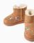 Bottines avec doublure en peluche douce synthétique et imprimés minnie Beige foncé 4 - vertbaudet enfant 