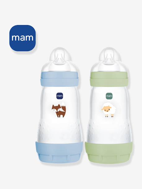 Lot de 2 biberons 260 ml Easy Start anti-colique Nature Guardian Lilas + sable+Océan + sable 6 - vertbaudet enfant 