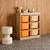 Sora - children's storage unit with 6 storage bins Orange 4 - vertbaudet enfant 