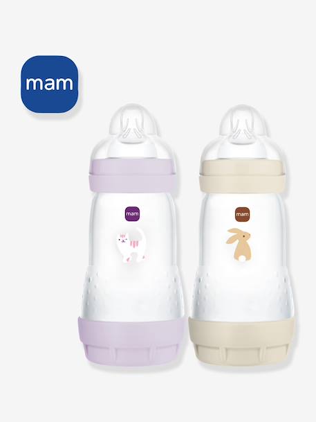 Lot de 2 biberons 260 ml Easy Start anti-colique Nature Guardian Lilas + sable+Océan + sable 3 - vertbaudet enfant 