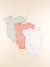 Lot de 3 bodies en coton - 24 mois Blanc, rose, vert 1 - vertbaudet enfant 