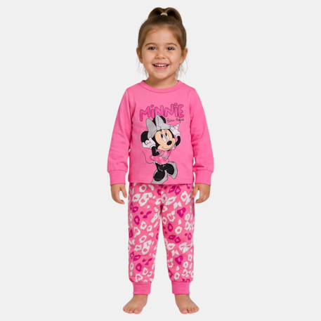Pyjama manches longues minnie Rose+Rose pâle 1 - vertbaudet enfant 