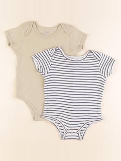 Lot de 2 bodies en coton - 36 mois  - vertbaudet enfant