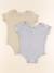 Lot de 2 bodies en coton - 36 mois Bleu, vert 1 - vertbaudet enfant 