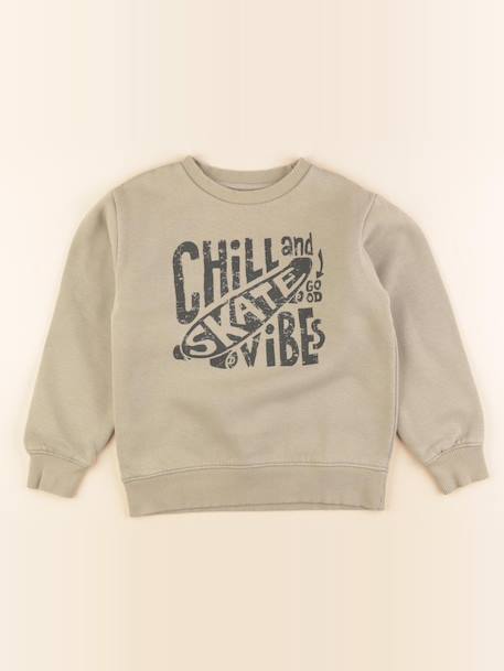 Sweat - 8 ans Vert 1 - vertbaudet enfant 