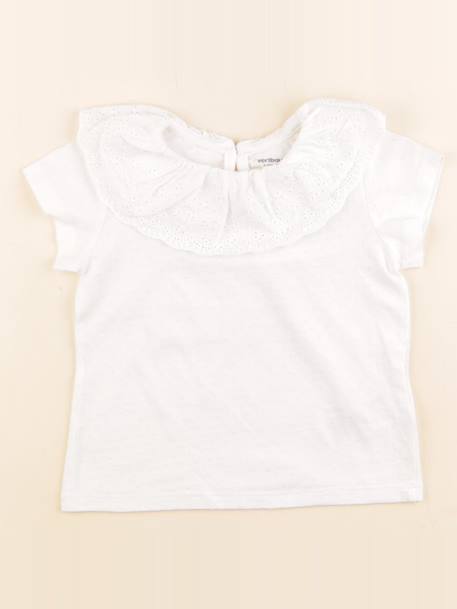 Tee-shirt - 3 ans Blanc 1 - vertbaudet enfant 