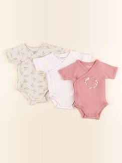 Lot de 3 bodies en coton - 3 mois  - vertbaudet enfant