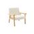 Fauteuil scandinave en bouclette et bois enfant isak l 47 x p 43,5 x h 50cm Blanc+Moutarde+Taupe+Terracotta 2 - vertbaudet enfant 
