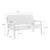 Banquette scandinave enfant en bois et tissu bouclette 2 places Beige 5 - vertbaudet enfant 