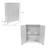 Lot de 2 commodes/armoires métal 2 portes soho l 75 x p 33 x h 110 cm Beige+Bleu gris+Kaki+Noir+Rose+Terracotta+Vert clair 5 - vertbaudet enfant 