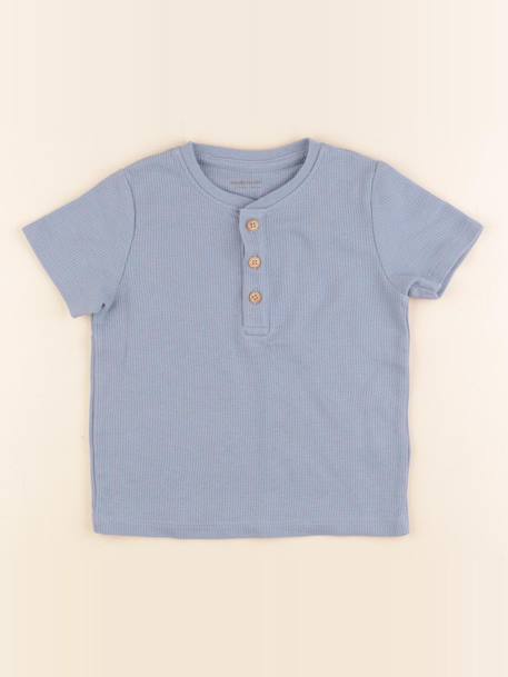 Tee-shirt - 24 mois Bleu 1 - vertbaudet enfant 