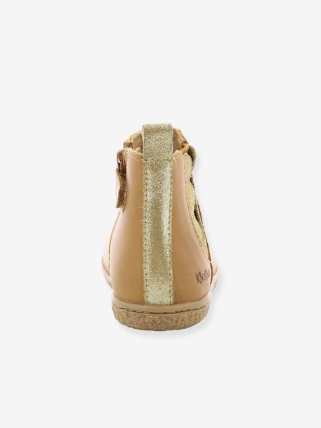 Boots fille Vetudi KICKERS® camel or+gris argent+marine métallisé+marron bronze 5 - vertbaudet enfant 