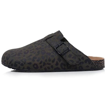 Sabots semelle extra-flex, légers, patch talon confort Kaki léopard 3 - vertbaudet enfant 