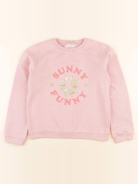 Sweat - 10 ans Rose 1 - vertbaudet enfant 