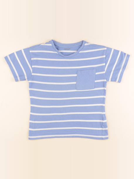 Tee-shirt - 8 ans Bleu 1 - vertbaudet enfant 