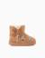 Bottines avec doublure en peluche douce synthétique et imprimés minnie Beige foncé 1 - vertbaudet enfant 