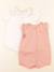 Lot de 2 pyjamas coton - 9 mois Blanc, rose 1 - vertbaudet enfant 