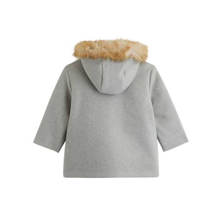 Manteau enfant avec capuche jeanne Gris 5 - vertbaudet enfant 