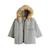 Manteau enfant avec capuche jeanne Gris 4 - vertbaudet enfant 