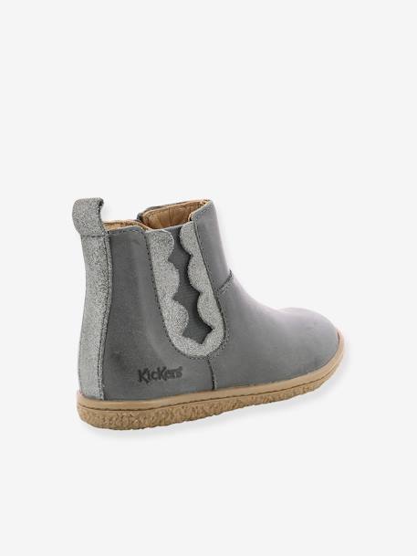 Boots fille Vetudi KICKERS® camel or+gris argent+marine métallisé+marron bronze 10 - vertbaudet enfant 