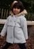 Manteau enfant avec capuche jeanne Gris 1 - vertbaudet enfant 