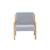 Fauteuil scandinave enfant bois d'hévéa et bouclette Lorens kids. Beige+Gris souris+Marron 12 - vertbaudet enfant 