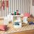 Table effet ardoise et 4 chaises avec rangement pour enfant Blanc+Vert 3 - vertbaudet enfant 
