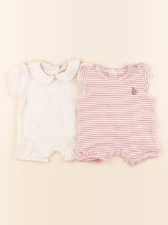 Seconde main-Lot de 2 pyjamas coton - 1 mois