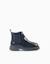 Bottines chelsea vernies avec détails brogue Bleu 1 - vertbaudet enfant 