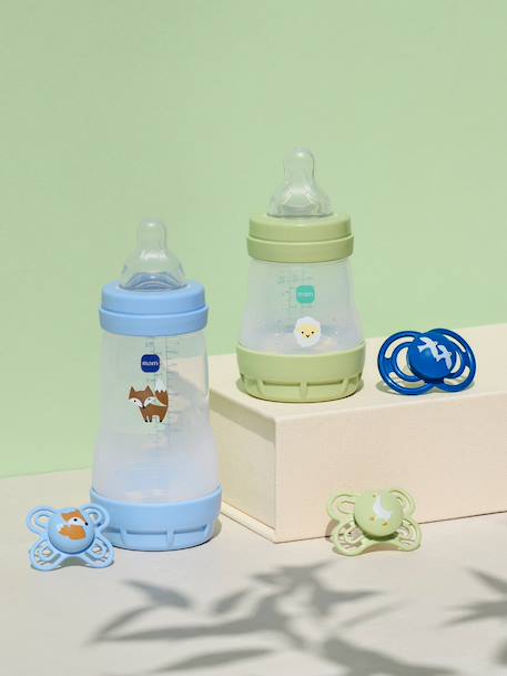 Lot de 2 biberons 160 ml Easy Start anti-colique Nature Guardian Lilas + sable+Océan + sable 6 - vertbaudet enfant 