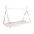 Lit tipi enfant  bois de pin sommier à lattes inclus tobias Blanc+Vert 2 - vertbaudet enfant 