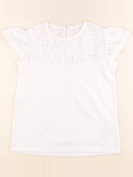 Tee-shirt - 12 ans Blanc 1 - vertbaudet enfant 