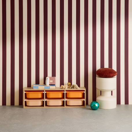Sora - children's storage unit with 6 storage bins Orange 3 - vertbaudet enfant 