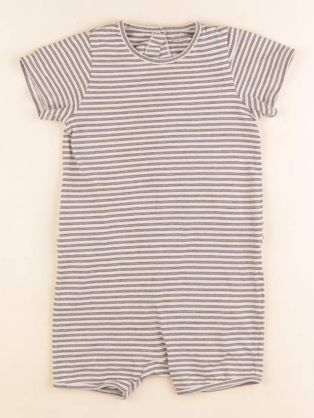 Pyjama coton - 36 mois Blanc, bleu 1 - vertbaudet enfant 