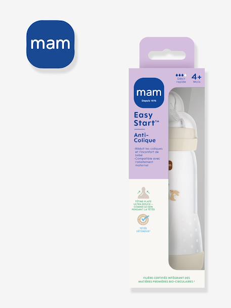Biberon 320 ml Easy Start anti-colique Nature Guardian sable 2 - vertbaudet enfant 