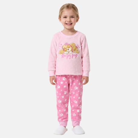 Pyjama polaire fille pat patrouille Skye Rose 1 - vertbaudet enfant 