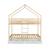 Lit enfant superposé cabane 90 x 190 cm pin naturel sommier à lattes et tiroirs - roya Blanc 6 - vertbaudet enfant 
