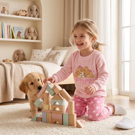 Pyjama polaire fille pat patrouille Skye Rose 2 - vertbaudet enfant 