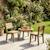 Chaise bois pour enfant intérieur/extérieur, salon de jardin enfant bois d'acacia (lot de 2) caroline Vert de gris 1 - vertbaudet enfant 