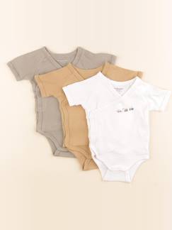 Lot de 3 bodies en coton - 3 mois  - vertbaudet enfant