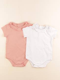 Lot de 2 bodies en coton - 18 mois  - vertbaudet enfant