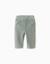 Legging en velours côtelé avec volants Vert 1 - vertbaudet enfant 