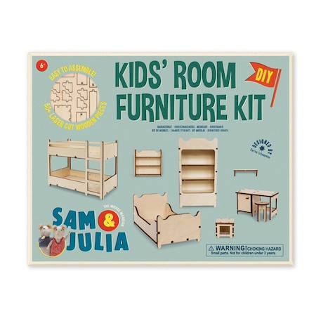 Kit de meubles - mini chambre d'enfant Multicolor 1 - vertbaudet enfant 