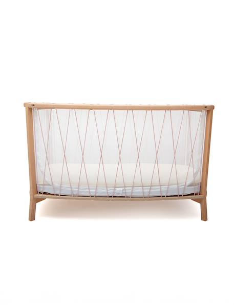 Lit bébé 120 cm KIMI Kit Organic Bois de rose+Desert+Hazelnut+Lichen 3 - vertbaudet enfant 