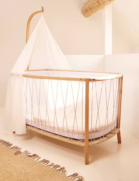 Lit bébé 120 cm KIMI Kit Organic Bois de rose+Desert+Hazelnut+Lichen 13 - vertbaudet enfant 